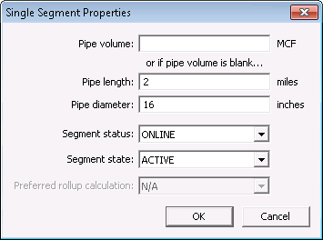 Single Segment Properties